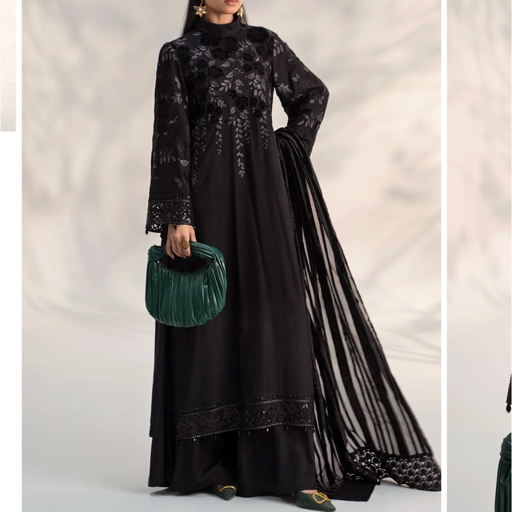 Maria b three piece luxury pret linen dress